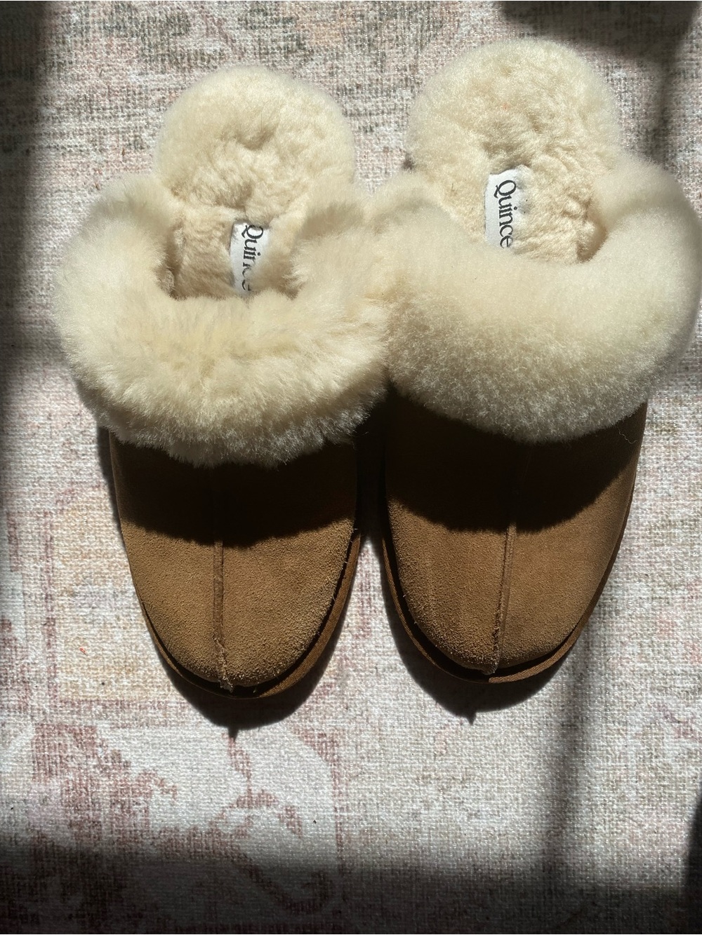 Quince Australian Shearling-Lined Scuff Slipper in Pecan Size 10 - Picture 6 of 9